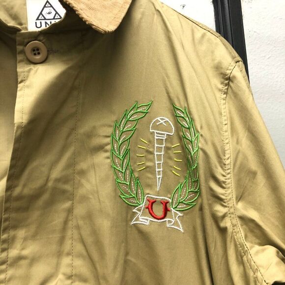 New UNIF World's Greatest Screw Up Trench Coat - M - Picture 5 of 9